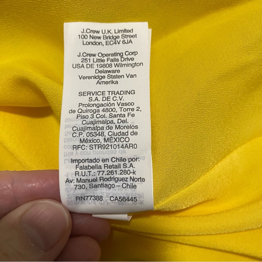 J. Crew Sunny Yellow Eyelet Crochet Lace Tiered Midi Dress Sundress Size 16 - Picture 11 of 15